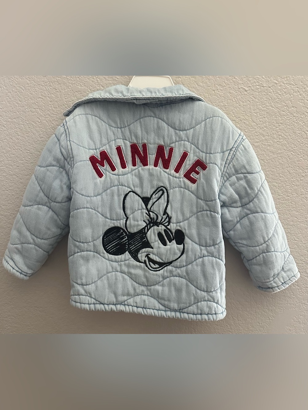 Zara Disney Minnie Mouse Quilted Jacket